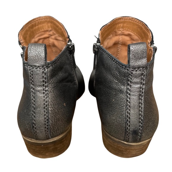 LUCKY BRAND Metallic Basel Ankle Bootie Double Zip Women’s size 8 - Picture 4 of 6